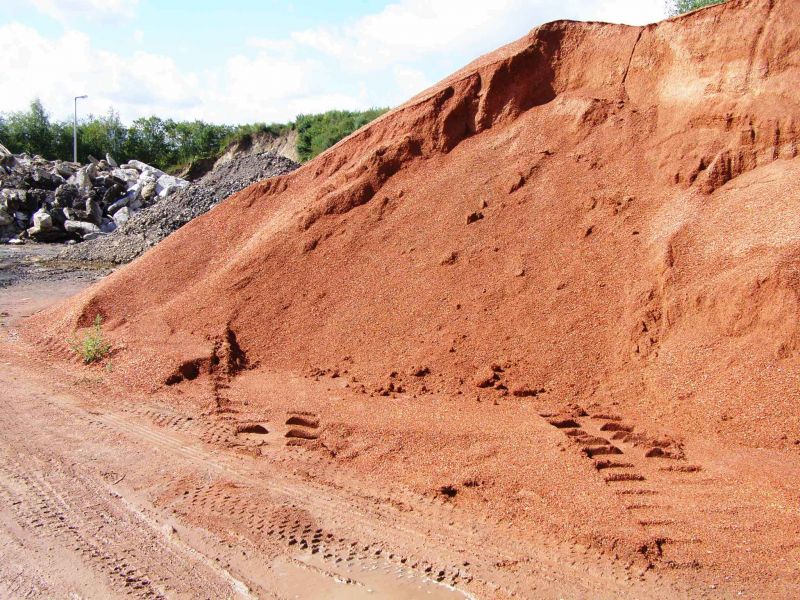 Recycling-Park Produkt Ziegelsand