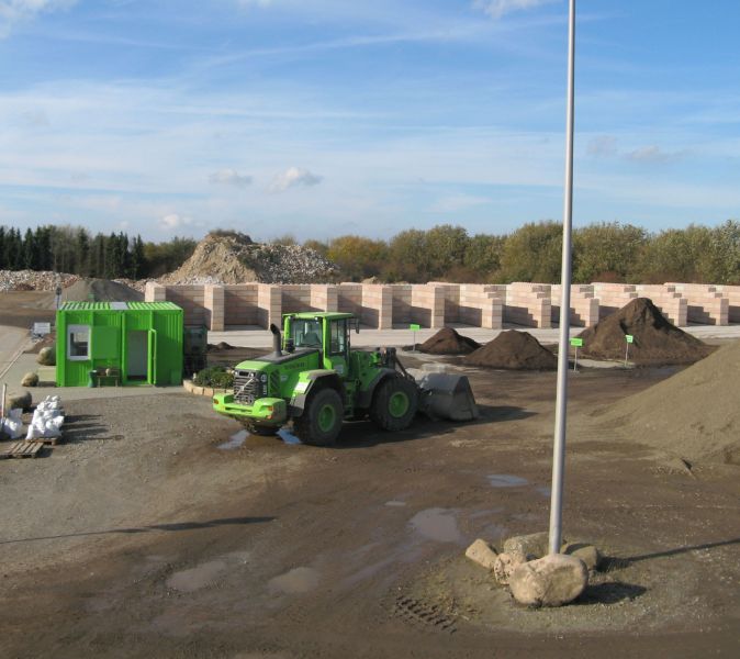 Einblick in die Recyclinganlage des Recycling-Parks Goslars